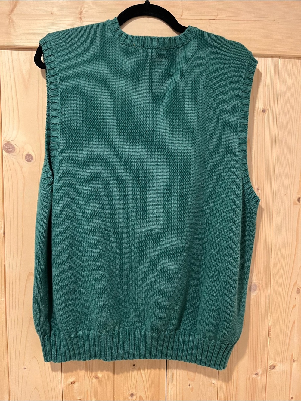 Ralph Lauren Polo Green Cotton Sweater Vest XL Men’s Classic Knit 🐎 - Picture 7 of 9